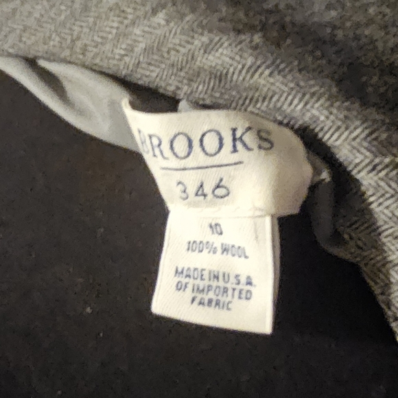 VTG Brooks 346 (Brooks Brothers) 100% Wool MADE IN USA - Picture 5 of 14